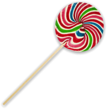 Okrugla šarena lizalice