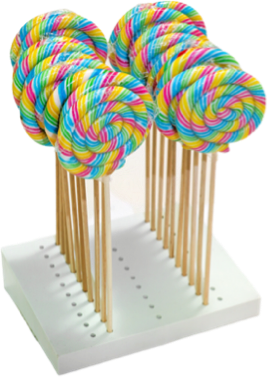 Display sa velikim lizalicama